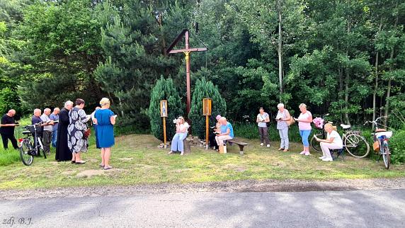 Nabożeństwo ul. Fredry w kierunku miejscowości Łąki Kozielskie - 26.05.2024